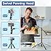 ULANZI MA09 71'' Phone Tripod, Selfie Stick Cell Phone Tripod Stand with Wireless Remote Control 360° for Rotation Travel Selfie Video Recording Live Compatible with iPhone Android Camera Action GoPro