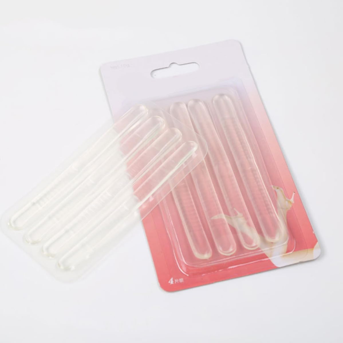 Silicone Thin Adhesive Heel Stickers Walking Comfort for Ladies 4pcs