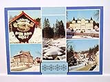  AK Schierke/Oberharz, Mehrbildkarte, 5 Abb., Erholungsheim \