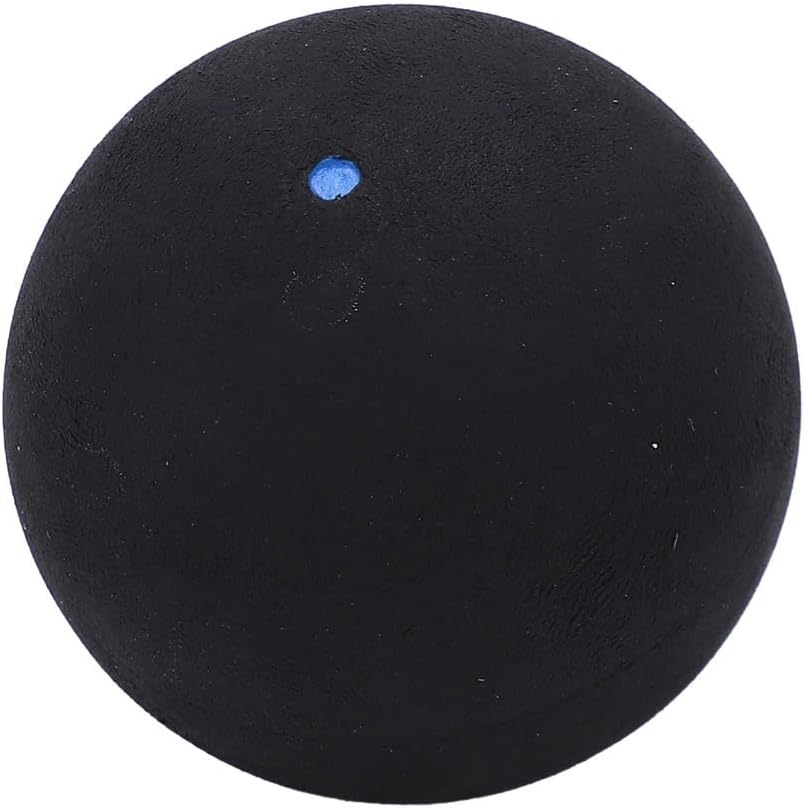 39mm Single Dot Squash Ball – Medium Elasticity Rubber Ball for Beginner Training and Competition Play