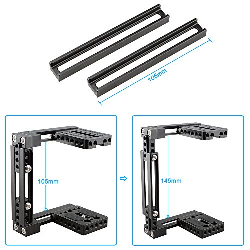 Image of CAMVATE Adjustable Camera Cage Fit for Right Handle and Left Handle Camera
