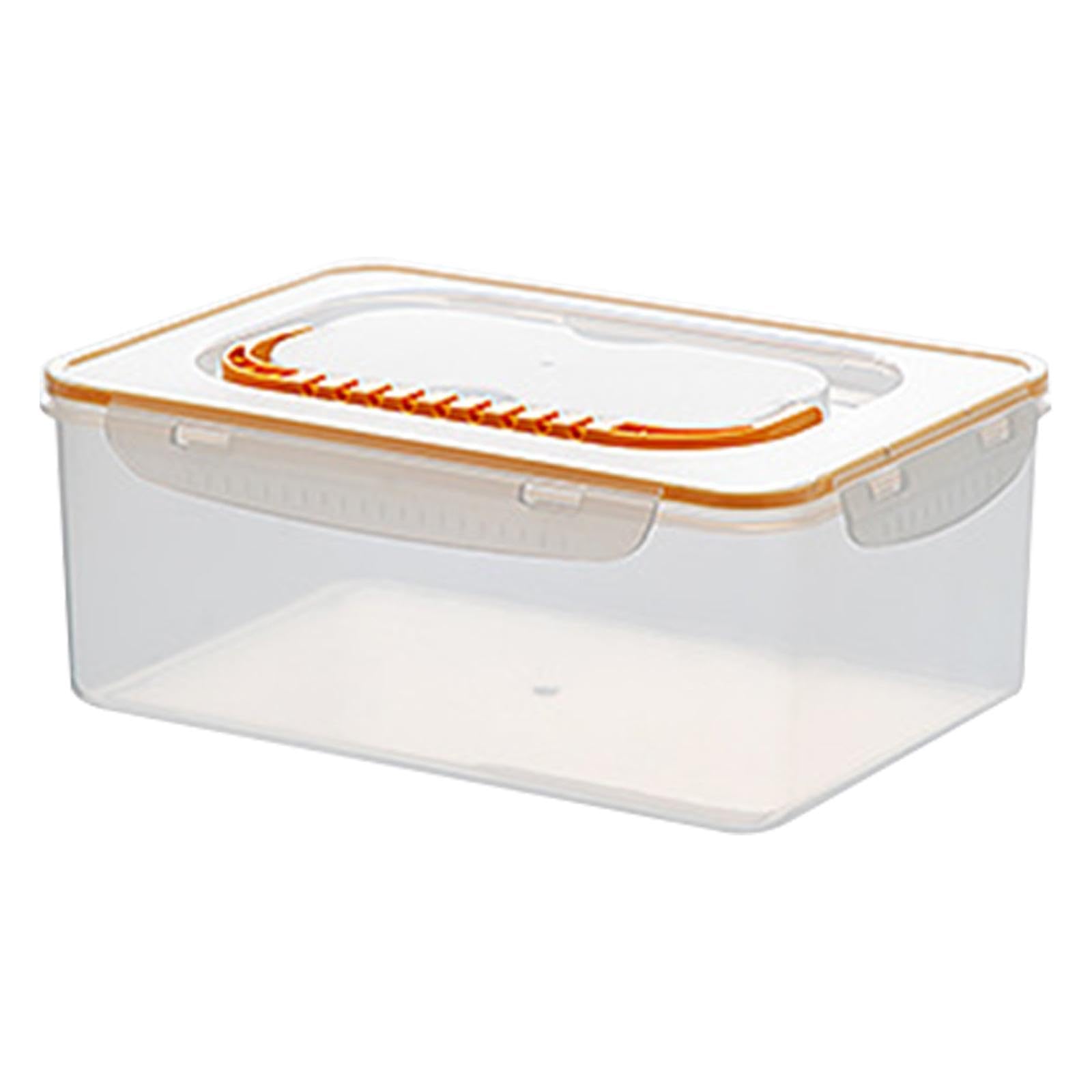 MagiDeal Kimchi-Aufbewahrungsbehälter, Frischhaltedose, auslaufsicher, rechteckig, multifunktionaler Konservierungsbehälter für Arbeitsfrüchte, 5.6 l