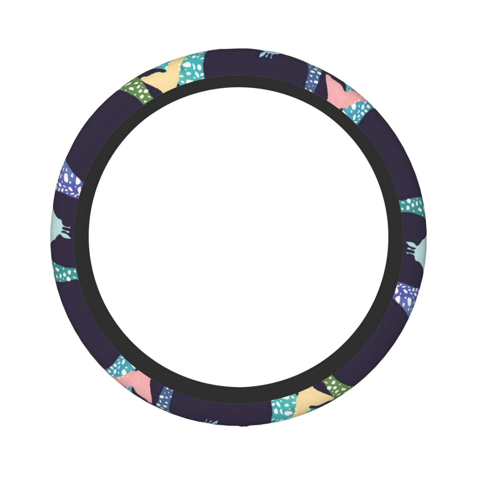 Leuke Giraffe Elastische Stuurhoes Zachte Auto
