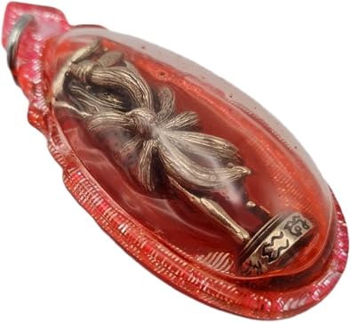 Thai amulets Lady 9 Tails Fox Kuminho Kitsune Magic Charm Lucky Rich Pendant in hypnotizing Prai oil Lp Nearkeaw Khumpeero Occult Sorcery