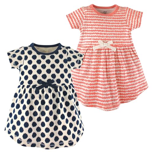 Luvable Friends Touched by Nature Short-Sleeve Dresses 2pk