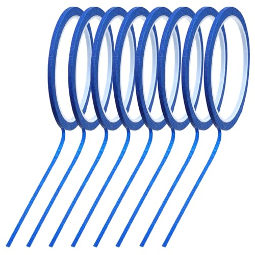 Andibro 8 Rollen Blaues Malerband 3mm