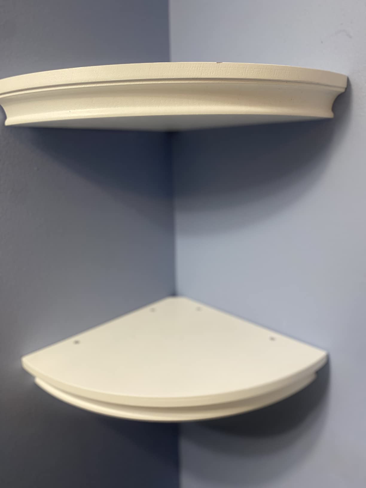 5/mo Finance HAO Floating Corner Wall Shelves Rustic Wood Mounted