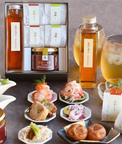 【福梅本舗】梅干し 梅酒 万能調味料 おかず味噌 梅みそご飯のお供 プレゼント ギフト 贈り物 梅 はちみつ梅 減塩 南高梅 和歌山 贈答 内祝い お祝い お返し お礼 梅干し・梅酒・万能調味料セット♪ 梅の饗宴(きょうえん)