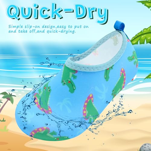 Image of VIFUUR Kids Water Shoes Girls Boys Quick Dry Aqua Socks for Beach Swim Outdoor Sports
