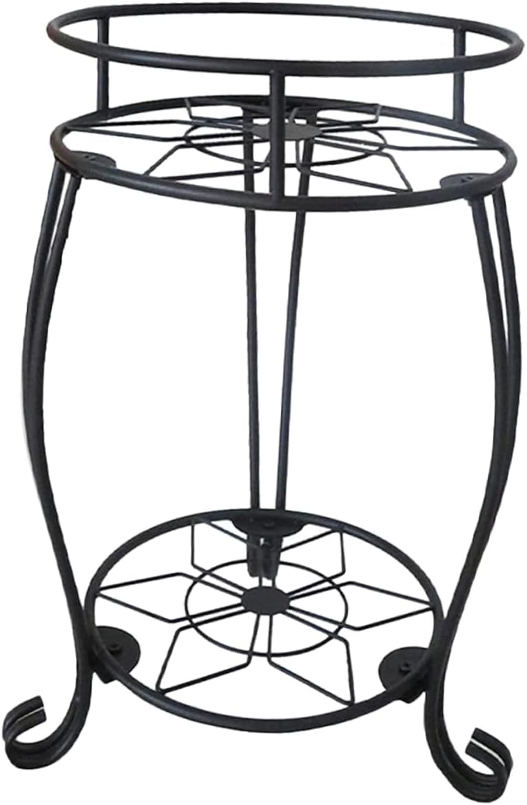 BESPORTBLE Multi-tiered Plant Stand for Indoor Use Removable Pot Holder Rack Metal Display Shelf for Bonsai Pots and Aquatic Tanks Stylish Corner Organizer