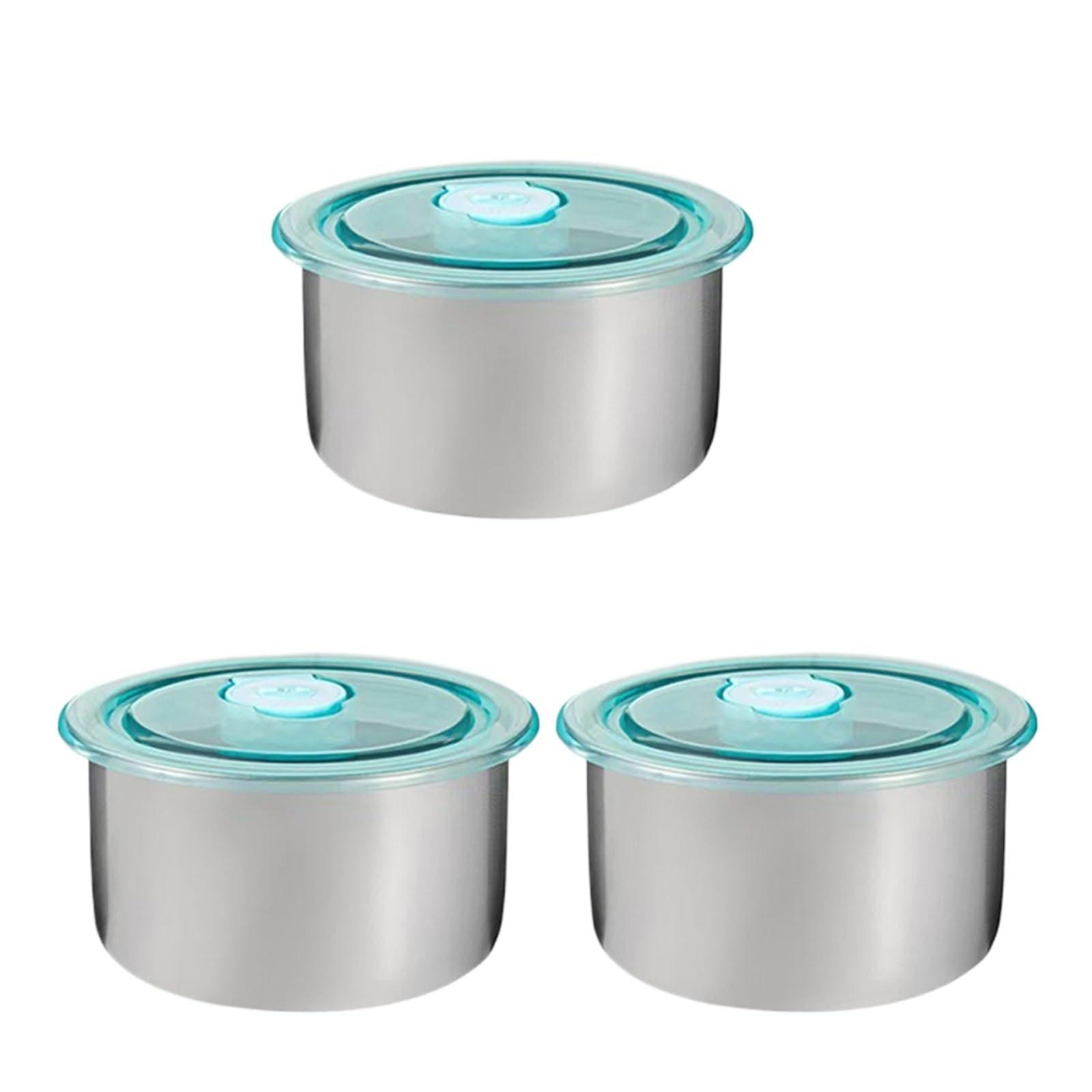Generisch 3 Stück Lebensmittel-Lunch-Bento-Box, versiegelte Reise-Aufbewahrung, Haushalt(3PCS Blue)