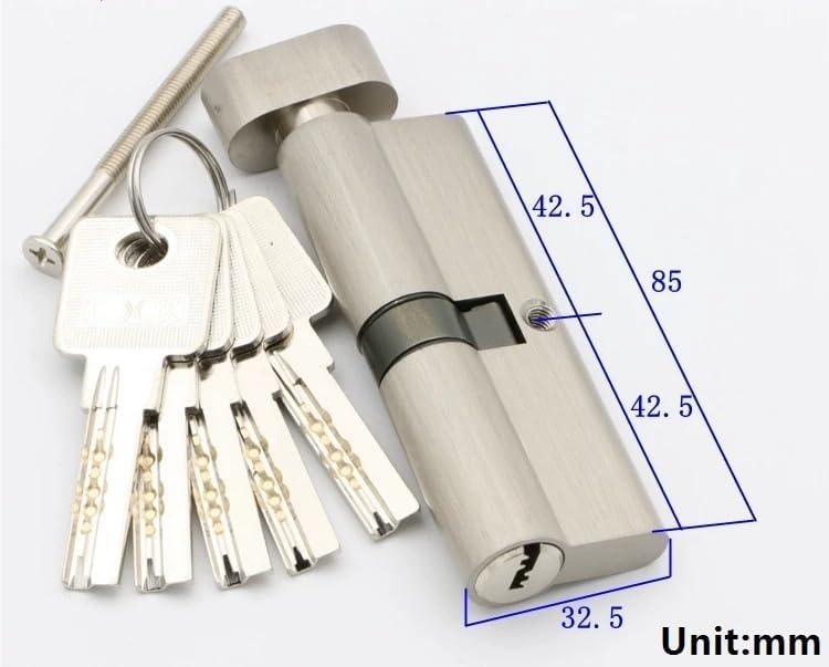 Cilindro de cerradura de puerta interior con botón giratorio para asegurar tu dormitorio 3