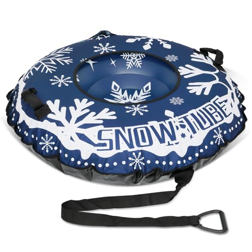 48 Inch Heavy-Duty Snow Tube with Reinforced Canvas Cover &