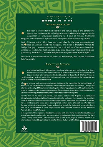 The Holy Book of Ifa Adimula the Sacred Voice of God