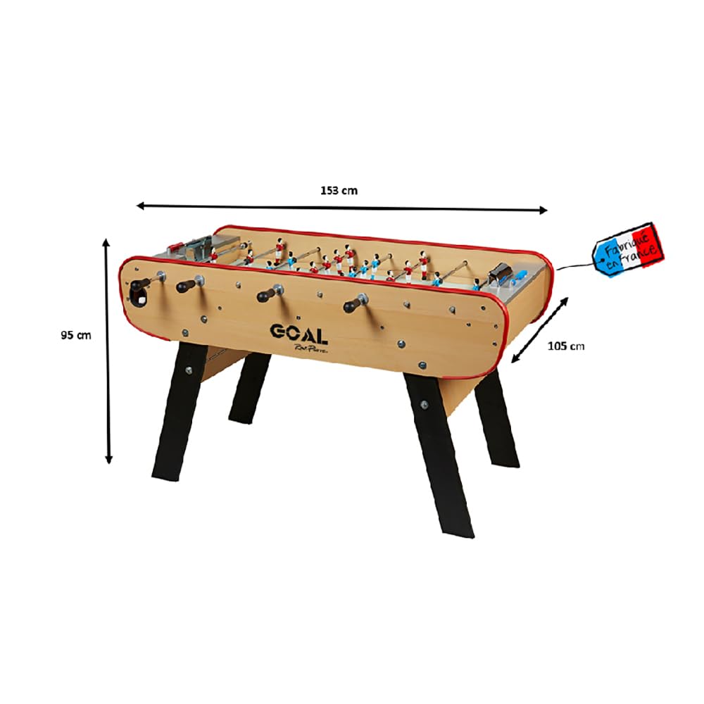 RENE PIERRE - BABY FOOT GOAL - baby foot goal - Fabrication française - 169,5x78,8x18 - HETRE-NOIR