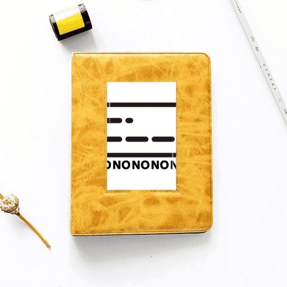 no/no Non-dotted Line Representation Morse Code Photo Album Family Wedding Picture 4x6