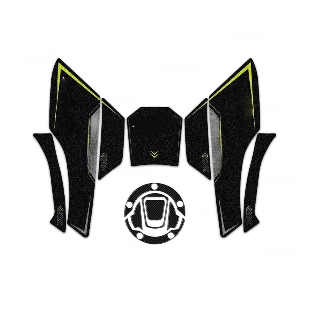 Dingyig Color1 Motorcycle Fuel Tank Sticker Pad Decal Cap For 450Mt For 450 Mt(Color1)