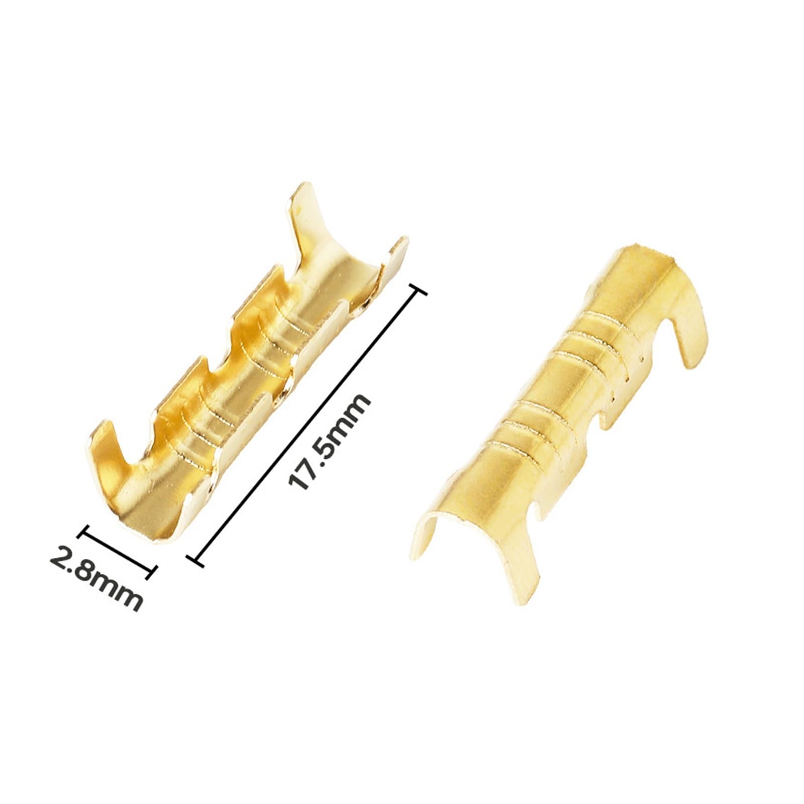 Lot de 300 cosses à sertir en forme de U 0,5 à 1,5 mm² et tube thermorétractable