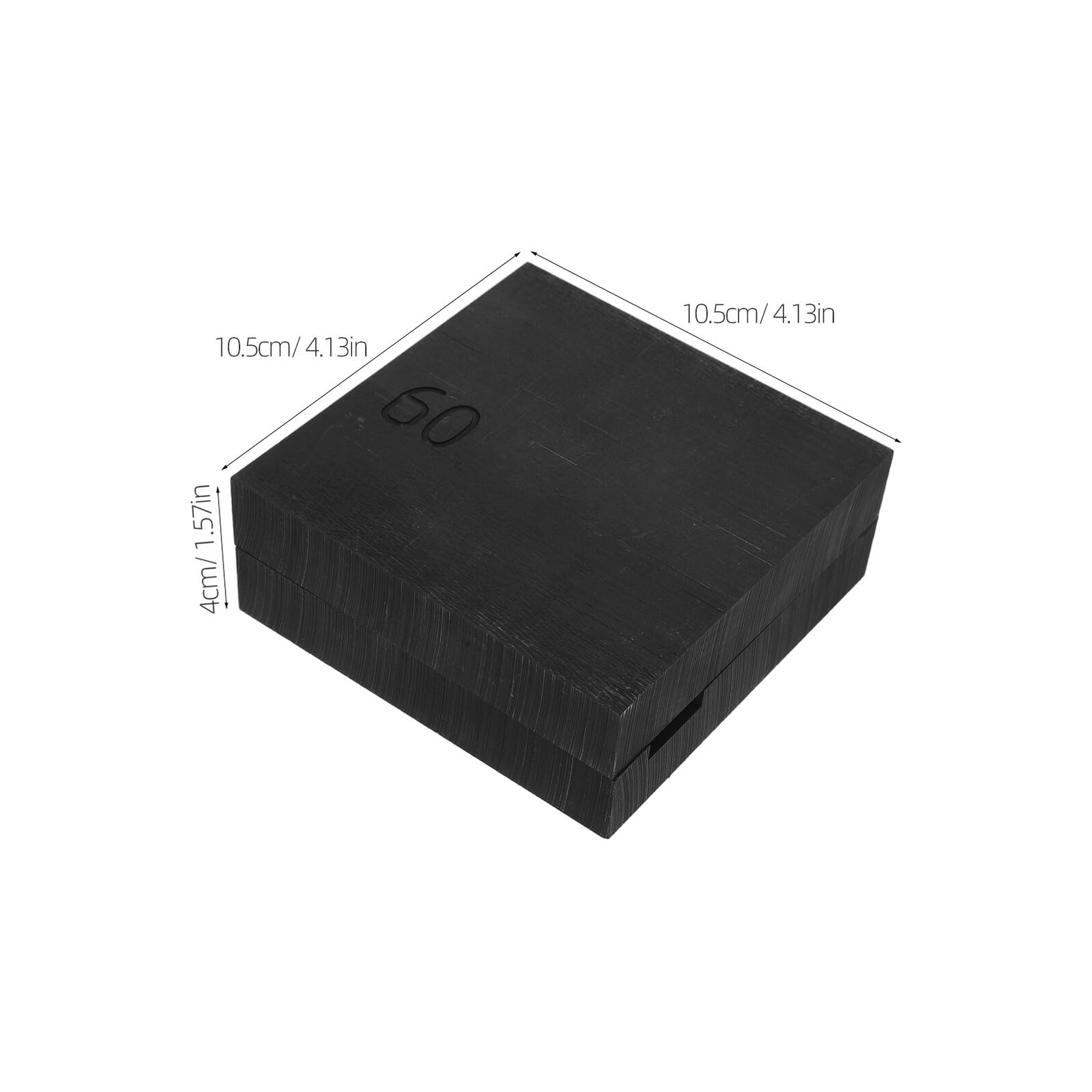 SHINEOFI Creuset Outil Réutilisable en Graphite Noir pour Fusion de Métaux Précieux Minimisant la Perte de Métal pour Fabrication de Bijoux et Artisanat DIY