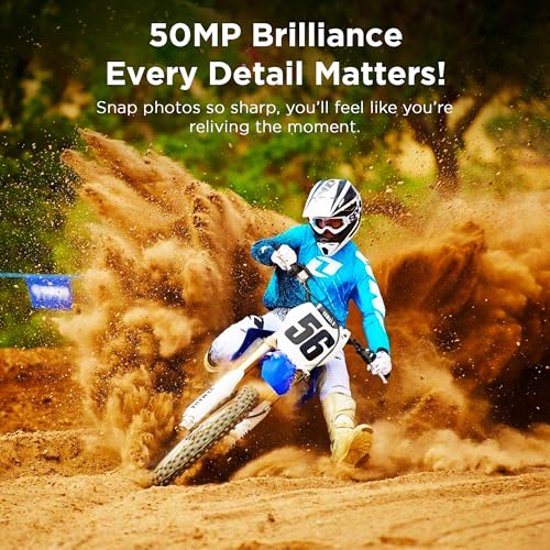 Image of IZI One Lite 5K Action Camera 4K 60FPS 50MP Ultra HD Dual Screen EIS Stabilization 170 Wide Angle 30M Waterproof 2 Batteries 180 Min 18+ Accessories 256GB Support for Sports Bike Diving Vlog Travel