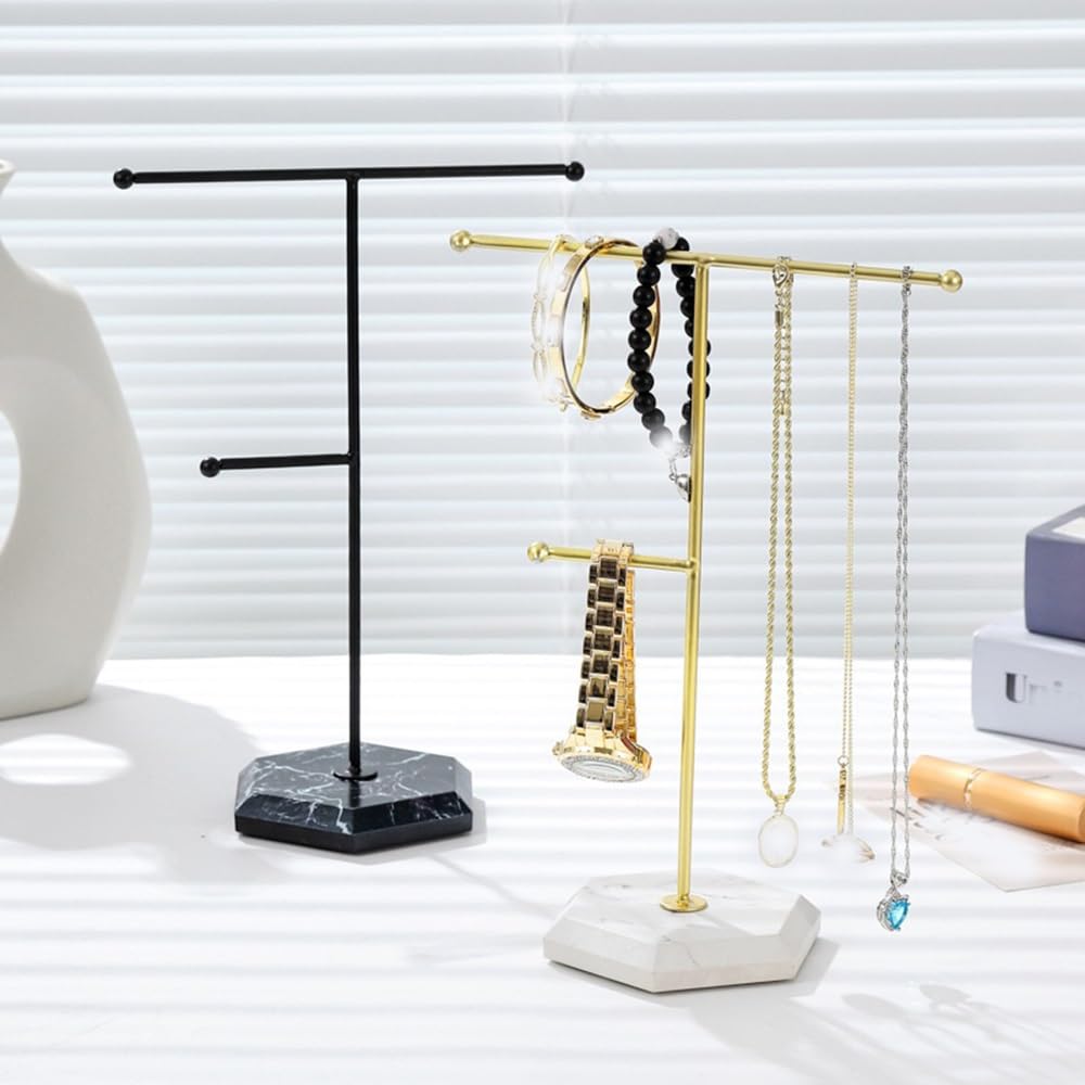 Armadi Adjustable Desktop Jewelry Organizer Stand for Necklaces