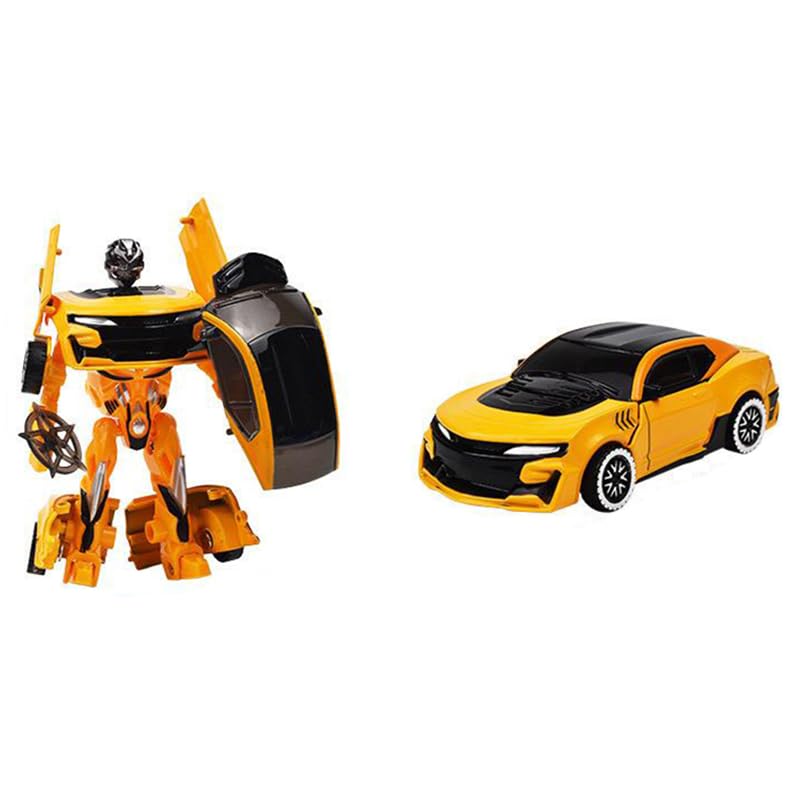 Kiditos Deformation Action Figure Toy Convert from Robot to Car, 4-inch