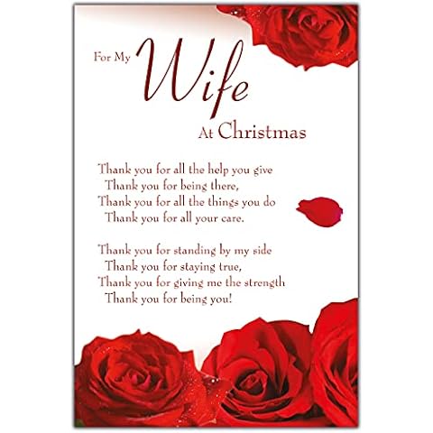Emotional Rescue Romantic Christmas Card for Wife Cover