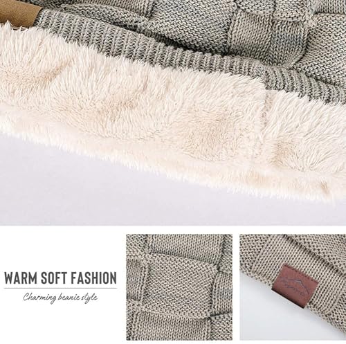 Image of DENIMHOLIC Winter Cap for Men, Beanie Cap for man,Winter Cap for Women, Woolen Cap for Women, Woolen Cap for Men