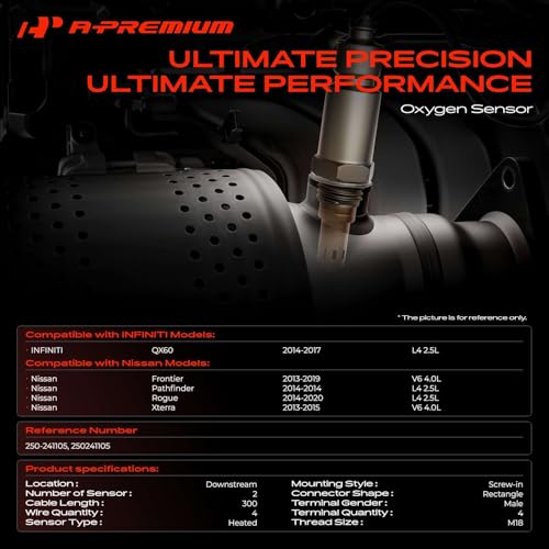 Sensor de Oxígeno A-Premium Compatible Nissan Rogue 2014-2020 miniatura 2