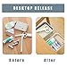 Hidden Drawer Organizer - Drawer Pencil Tray Desk Organizer Self-Adhesive Pop-Up Under Table Drawer Organizer, Under Desk Holder Storage Box for Office, Desk, Kitchen (Blue)