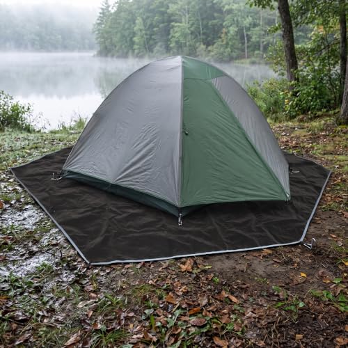 Protector suelo resistente camping impermeable de diseño hexagonal 5