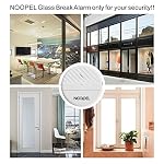 Glass Break Sensor 5 Pack, 125dB Loud Vibration Window Alarms for Home Security, Anti-Theft Protection with Adjustable Sensitivity Settings & Low Battery Indicator - Image 6