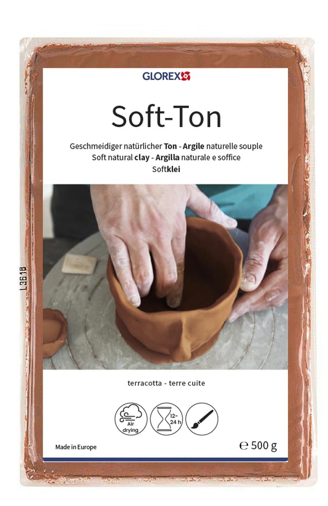 GLOREX Soft Ton Terracotta Block 500 g