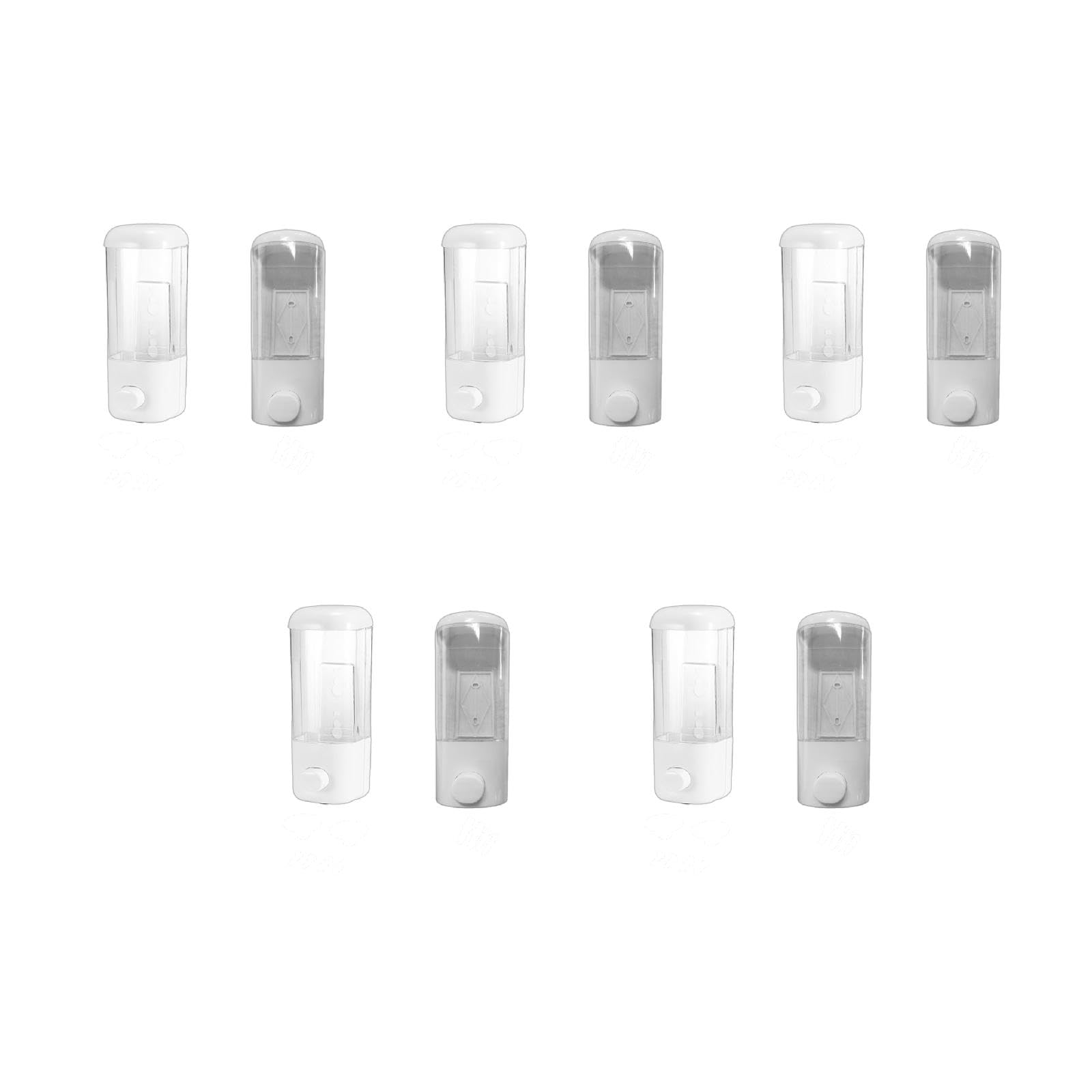 500ml Badezimmer Seifenspender Wandmontage Selbstklebend Shampoo Behälter Handseifenspender Handseifenspender Seife Flüssigseifenspender Seifenspender für Badezimmer Seife Seife