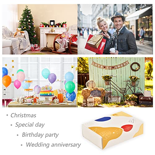 Men's Boxer Briefs Soft Comfort Breathable Trunk Underwear 3 Pack Gift Box3