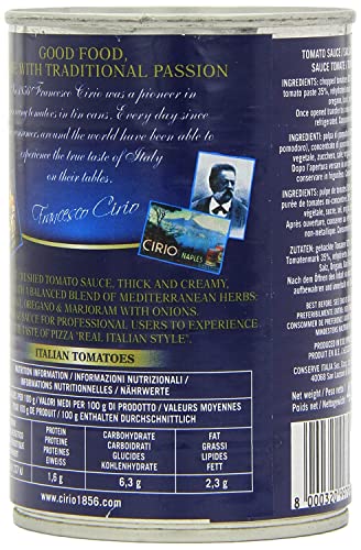 Image of Cirio Pizza Sauce, 14.11 oz ℮ 400 g, 36 Pack