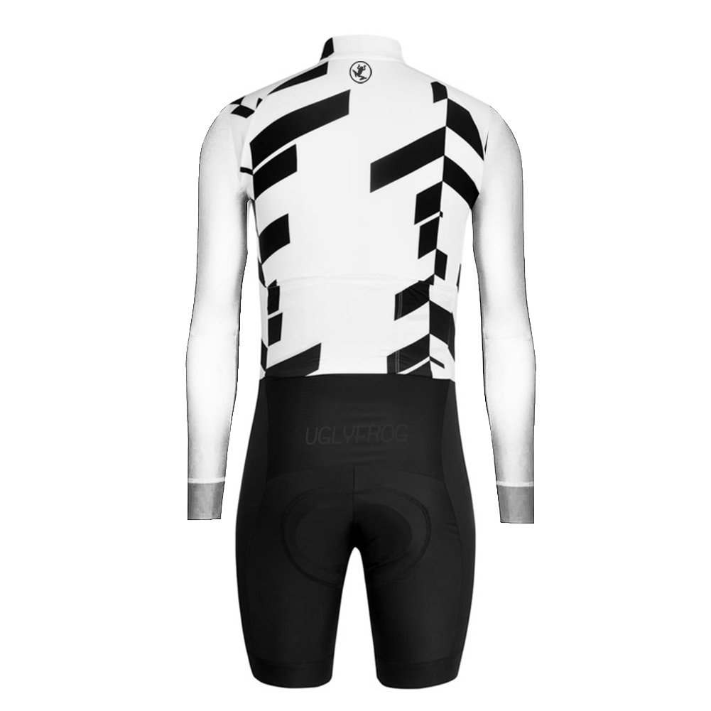Ugly Frog Abbigliamento Triathlon Uomo Tuta Triathlon Uomo per MTB Body Triathlon Skinuit with Gel Pad per Nuoto/Corsa/Ciclismo