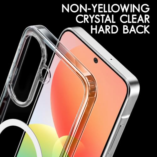 Image of TheGiftKart Ultra-Hybrid Back Case Cover for Samsung Galaxy M47 5G Compatible with MagSafe | Hard Crystal Clear Back | Shockproof Bumper Cover Case for Samsung Galaxy M47 5G (PC & TPU, Transparent)