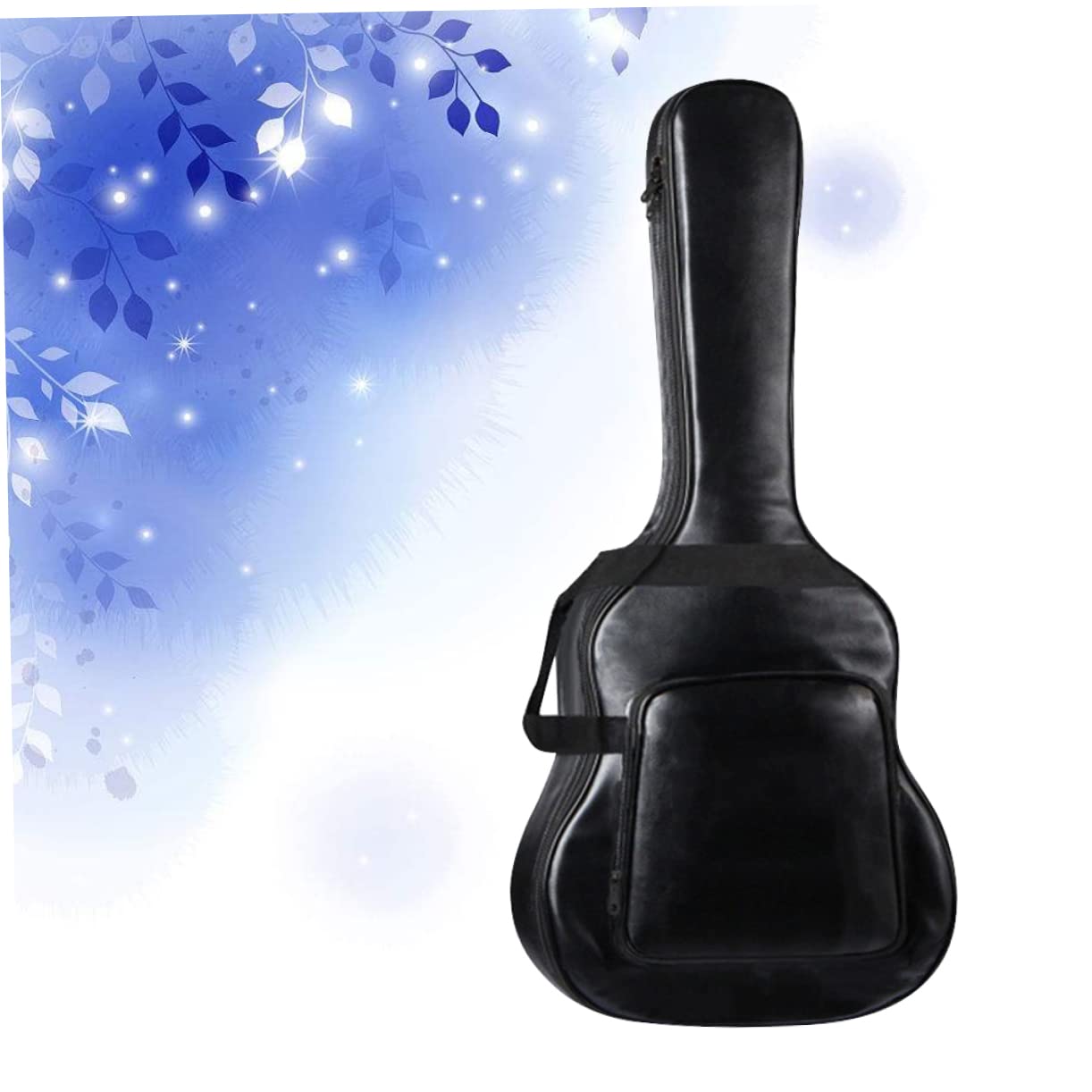 SUPVOX 1pezzi Borsa per Chitarra Doppia Tracolla Custodia per Chitarra Folk Acustica da Strumento Corda Leggero in Oxford Confezione Cinghie Laterali per Trasporto Facile