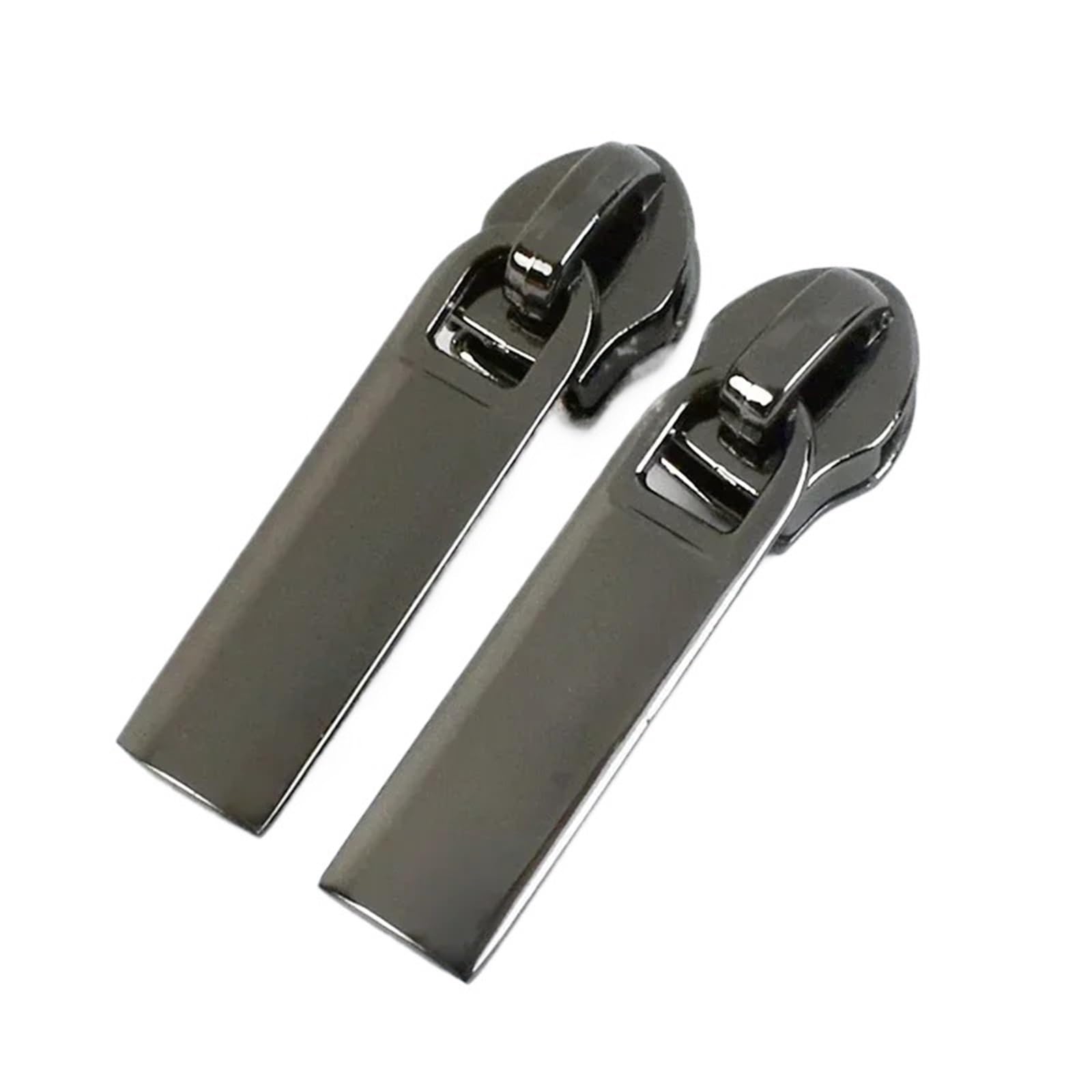 Zipper Pull,Zip Head 20Pcs 5# Zipper Slider Heads for Nylon Zippers DIY Sewing Accessories(GunBlack)