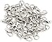 Fermoirs à Mousqueton,100 Pièces Alliage Fermoirs de Griffe de Homard,Fermoirs pour Homard pour Bricolage Fabrication de Bijoux(12mm x 7mm, Argent)