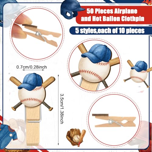 Image of Patelai 321 Pcs Baseball Baby Shower Games Set Don't Say Baby 5 Activities