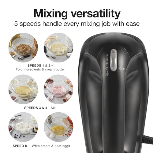Proctor Silex Easy Mix 5-Speed Hand Mixer thumbnail 3