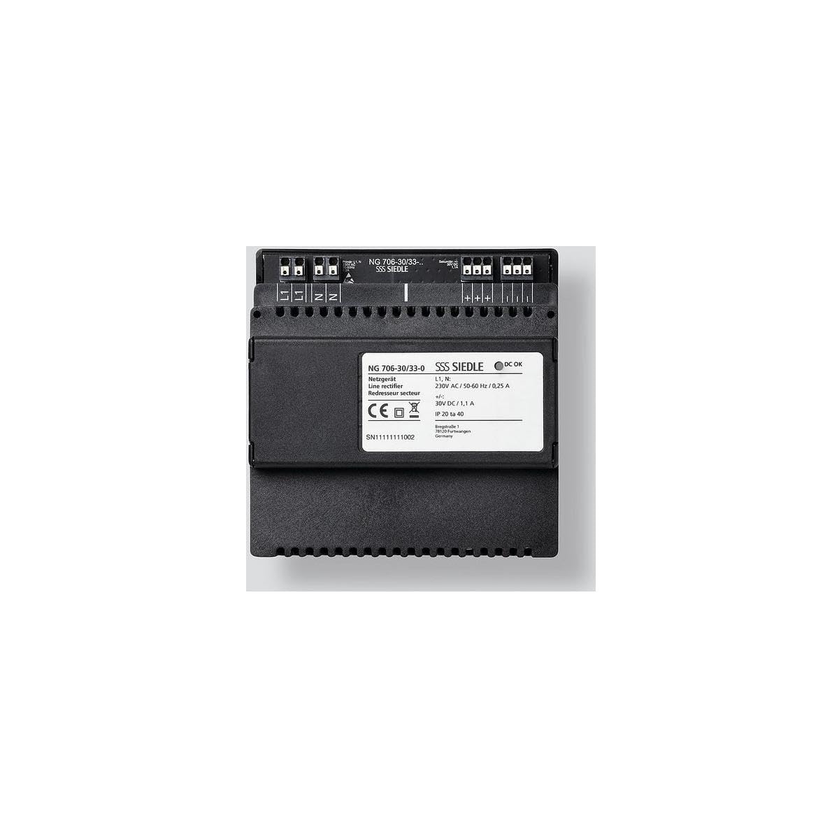 Bloc d'alimentation Siedle 210010267-00 pour interphone multicolore