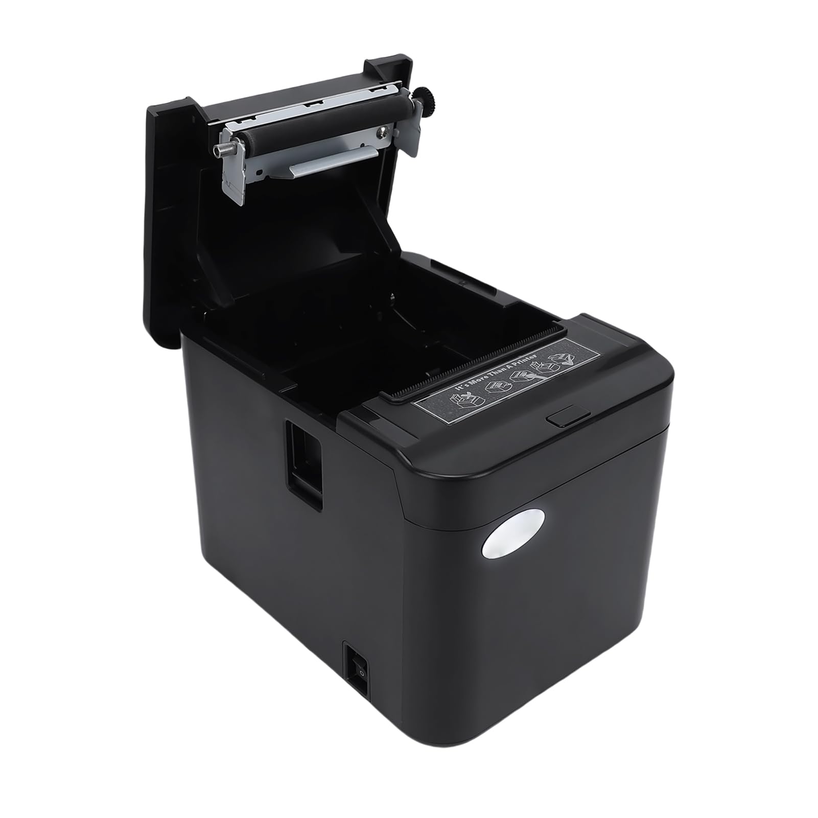 Dwukolorowa Termiczna Drukarka pokwitowań 80 Mm dla Restauracji w Supermarketach Szerokość Druku 72 Mm Port USB + LAN Connect System (Wtyczka UE)