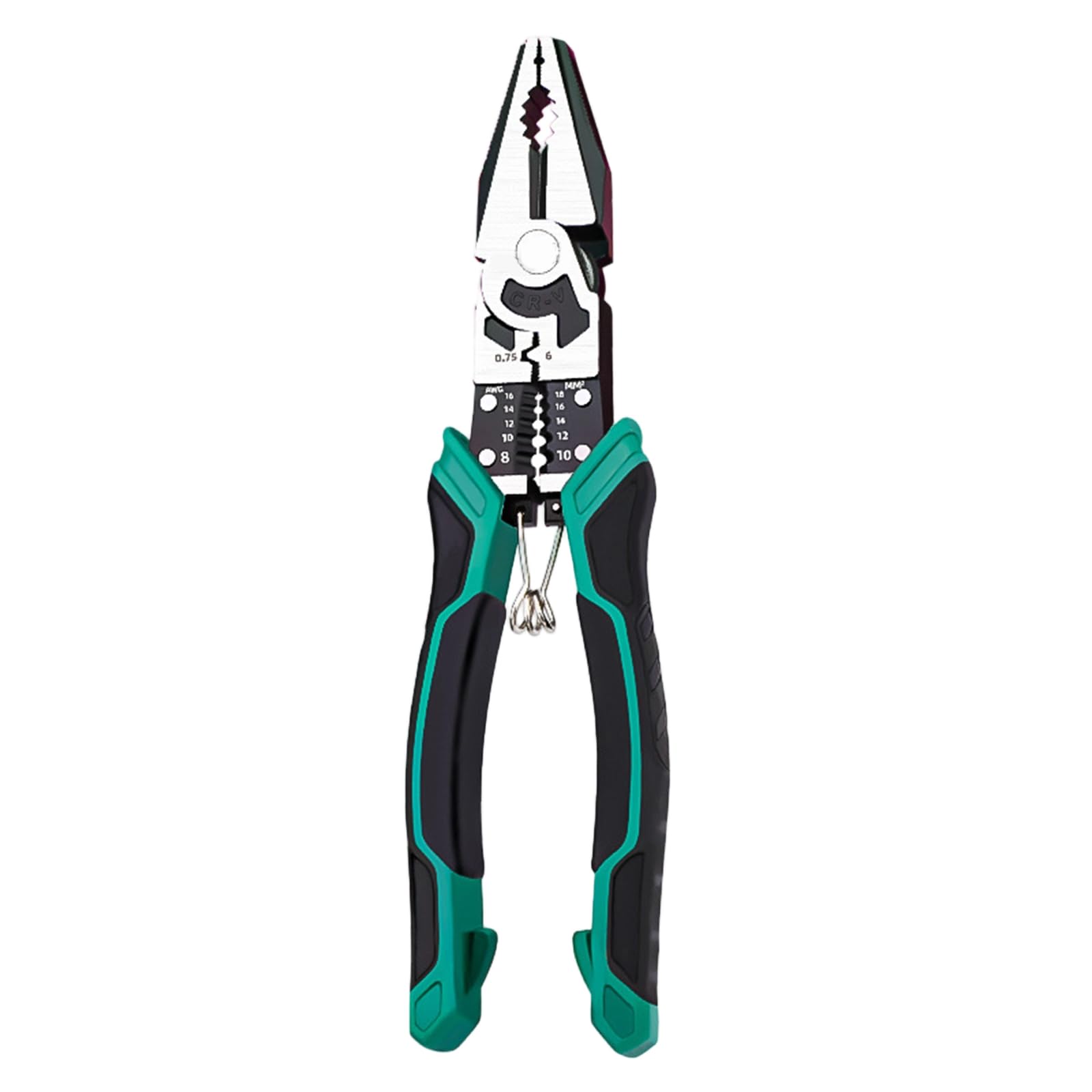 Geavonyg Steel Wire Pliers Professional 9Inch Industrial Wire Cutter Offering Gripping In Tight Space Operations Ergonomic Pliers