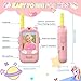 Video Walkie Talkies for Kids,ELFEYE Handheld Rechargeable Video/Voice Call Children Walkies Talkies,Toddler Toy for Indoor Outdoor Games,Camping Hiking,Gift for Kids Ages 3-12 (Pink/Pink)