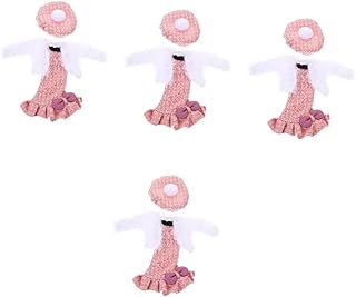 SAFIGLE 4 Conjuntos De Roupas De Boneca Roupas De Bebê Bonecas De Menina Vestido Cincher Boneca De Menina Vestido De Moda 18 Roupas De Boneca Roupas De Boneca Roupas De Boneca