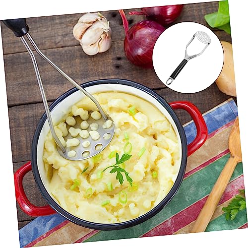 Kartoffelstampfer, 3 Stück, Edelstahl, Kartoffelpresse, manuell, Kartoffelstampfer, Kartoffelpresse, Stampfer, Küche, Kartoffelstampfer, Obststampfer, Edelstahl, Kartoffelzerkleinerer, Zitronennahrung