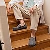 LongBay Men's Moccasin Slippers Memory Foam Plush Fleece House Shoes in Indoor Outdoor #1